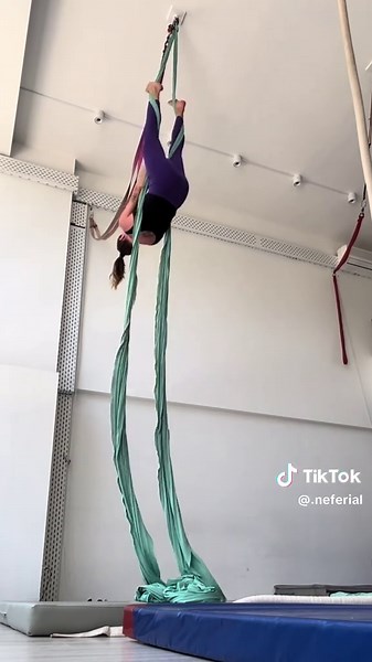 Had so much fun trying this out! Would you? 🪻 #aerialacrobatics #aerialistsoftiktok #τικτοκgreece #circusartist #aerialdrop #aerialtutorial #aerialdrop