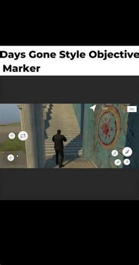 Trying to create Days Gone Style Objective Marker in Unity #shorts