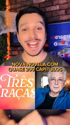 26K views · 662 reactions | Hoje estreia a novela Três Graças, substituta de Vale Tudo. A trama marca o retorno de Aguinaldo Silva ao horário nobre; sua última novela foi O Sétimo Guardião, em 2019. A novela terá 173 capítulos e deve sair do ar no dia 15 de maio de 2026. #TrêsGraças #AguinaldoSilva #Novela #Globo | Ergaro | Facebook