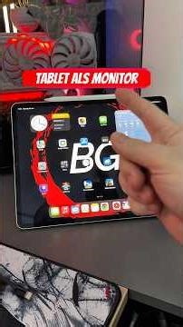 Tablet als Monitor verwenden