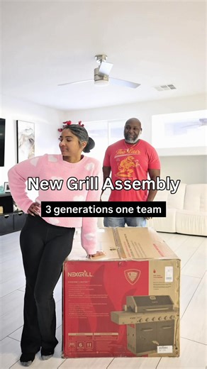 Assembling Our New Grill for Gameday Fun