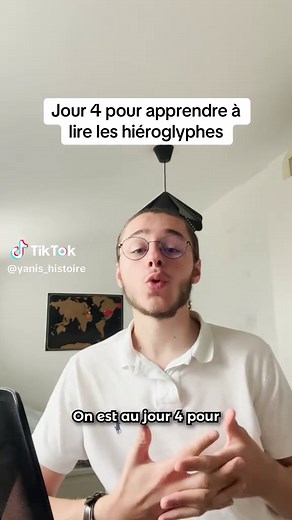 📜 Jour 4 – Apprendre à lire les hiéroglyphes Aujourd’hui, on découvre le cadrat, cette structure invisible qui organise les hiéroglyphes dans un carré parfait. Bien plus qu’un simple système d’écriture, les hiéroglyphes obéissent à des règles visuelles précises. Pourquoi certains signes changent d’ordre ? Comment l’esthétique influence-t-elle l’orthographe ? 📚 - SOURCE : - La chaîne Youtube : Le Scribe - Winand, Jean. « Le système hiéroglyphique ». Les hiéroglyphes égyptiens, Presses Universit