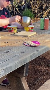 Ramen for Dinner at Camp #camping #cooking