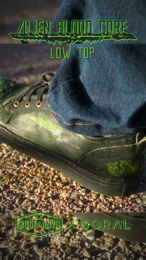 Heritage construction. Sneaker comfort. Alien Blood Core. Built to bleed GREEN. Drops TODAY 2/5!