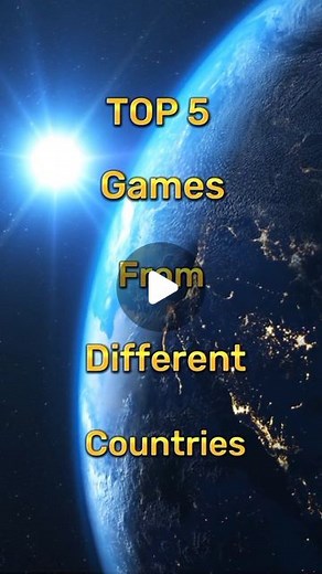 Divesh on Instagram: "Top 5 Games From Different Countries"