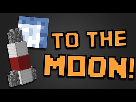 Fly to the MOON ON A SPACESHIP in Minecraft [1 Command]