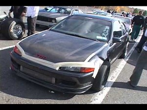 Nyce1s Grudge - 718 Turbo Civic VS Midnight Auto CF Civic @ E-Town!!