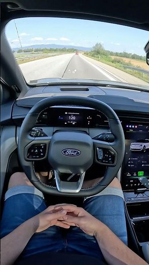 NEW Ford Explorer EV - BlueCruise | Self Driving on Autobahn