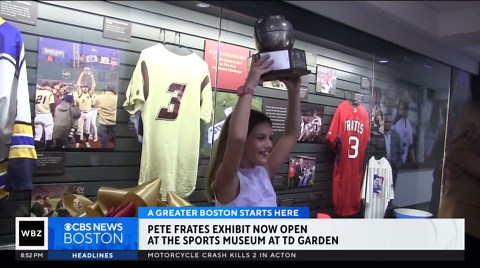 Pete Frates exhibit opens at The Sports Museum at TD Garden