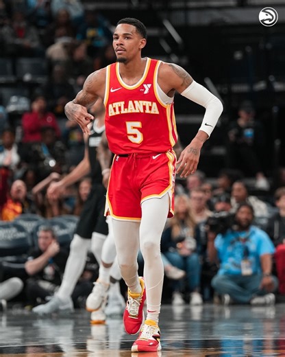 DJ delivered a career night 💯 😈 41 PTS 😈 17-25 FG 😈 6-10 3-PT FG 😈 7 REB 😈 6 AST | Atlanta Hawks
