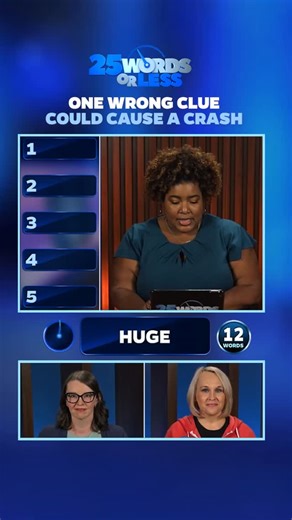 25 Words or Less on Instagram: "Can they steer this game to a win? 🏁 ⁠ ⁠ #25wordsorless #gameshow #meredithvieira #wordgame #boardgame ⁠"
