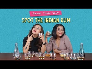 Alcohol Taste Test: Spot The Indian Rum | Ft. Arushi & Akshay | Ok Tested