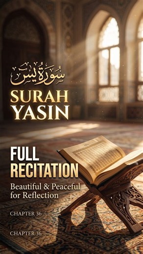 Surah Yasin (Surah Yaseen) Beautiful Quran Recitation for Peace & Reflection