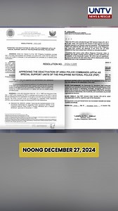 7200 PNP officials, apektado ng paglusaw sa Area Police Commands | UNTV News and Rescue