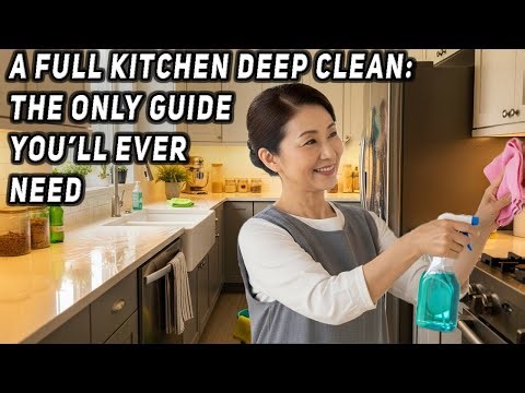 A FULL KITCHEN DEEP CLEAN: THE ONLY GUIDE YOU’LL EVER NEED