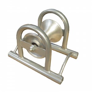 [Hot Item] Electric Straight Line Bridge Pulley Steel Pipe Cable Roller