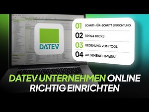 DATEV Unternehmen online simply explained: Step-by-step setup