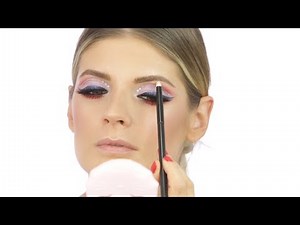Dramatic Glittery Cut Crease Makeup | ILINCA WOLFF