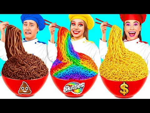 1$ vs 100$ vs 1000$ Cooking Challenge | Fantastic Food Hacks by Crazy DO