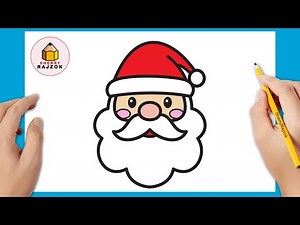 How to draw Santa Claus step by step | Christmas Drawing