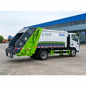[Hot Item] Dongfeng Small Garbage Truck 6 Wheels 6000L Compactor Garbage Truck for Sale