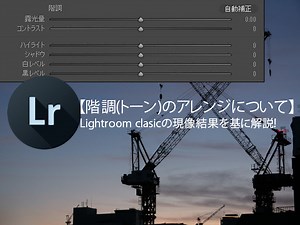 【超初心者向け】Lightroom Classicの現像作業～基本補正での階調（トーン）のアレンジについて～ | 大阪の撮影会社｜広告写真・商品撮影・カメラマン｜ラズスタジオ