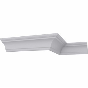 Ekena Millwork 2 1/4"H x 2 1/4"P x 3"F x 94 1/2"L Eris Smooth Crown Moulding & Reviews | Wayfair
