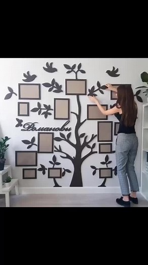 Family Picture Tree Wall Art Ideas and Designs