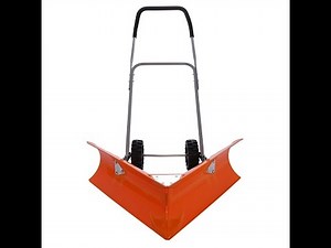 Review: Ivation Dual Angle Snow Pusher – Manual Push Plow for Walkways