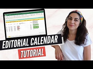How to Use An EDITORIAL CALENDAR for An Effective CONTENT STRATEGY - Content Calendar Tutorial