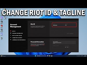 How To Create and Change Riot Games ID and Tagline - Easy Fix