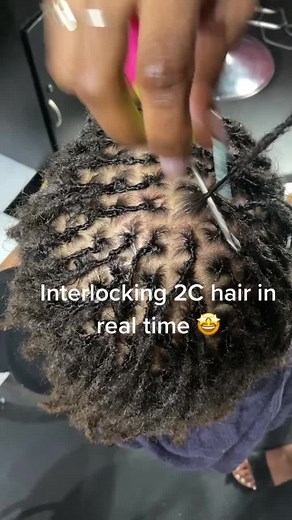 Interlocking 2C Hair Tutorial | Loc Journey | Locs on 2C Hair