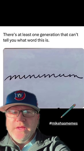 #cursive #cursivewriting #funny #fyp #mikehasmemes | Cursive Writing