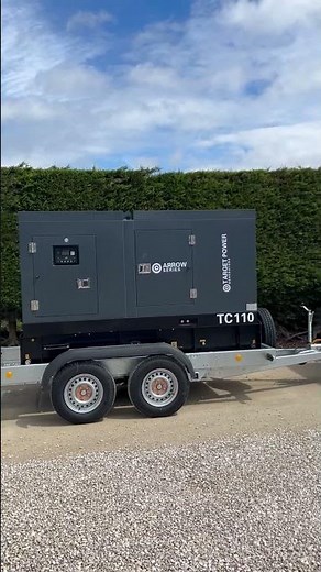Trailer-Mounted Diesel Generators | 100kVA Cummins on Twin Axle Road-Legal Trailer #dieselgenerators