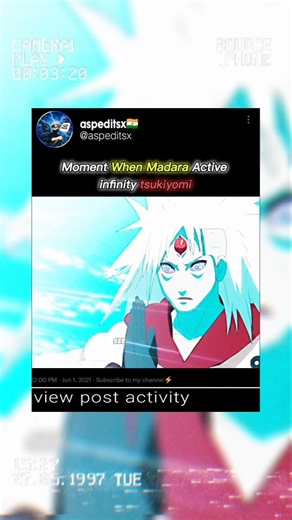 MADARA ACTIVATE INFINITY TSUKIYOMI