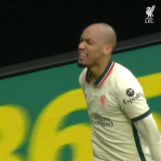 Fabinho with the deciding goal at Burnley in 21/22 🙌 #BURLIV | Liverpool FC