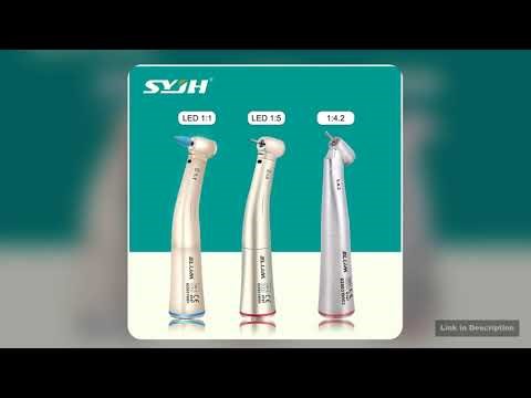 Dental Low Speed Handpiece Fiber Optic 11 14215 Increasing Speed Contra Angle Internal Water Spray