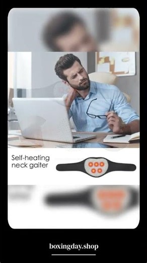 Tourmaline Self-Heating Neck Collar – Instant Warmth & Pain Relief