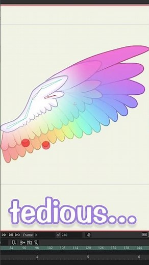 How I rig and animate wings ✨✨ my process! #moho #stareevee #animation