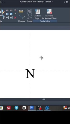 How to Add a North Arrow in Revit 60s #revit #autocad #tutorial #autodesk