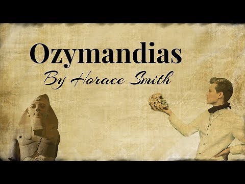 Ozymandias by Horace Smith - read by poet Arthur L Wood