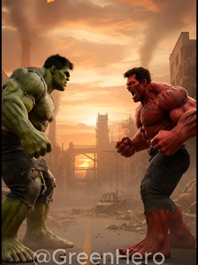 هل يستطيع هالك هزيمه العملاق الأحمر؟