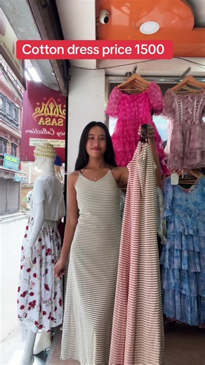 Stylish Cotton Dress from Sasa Fancy Collection