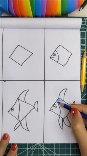 🐠🐟 fish sketching #drawing #sketchful #simplesketch #art #stepbystep #animaldrawing #draw