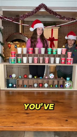 Klem Family • Challenge Videos on Instagram: "31 days of Christmas match games! Day 23 = 23 items!! Part 1! These match games are getting crazy! How long will it take us to match all of these things? #familygamenight #familyfun #christmasgames #holidaygames #matchgame"