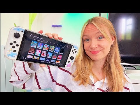 ASMR Nintendo Switch Games Collection + Gum Chewing (Whispered)
