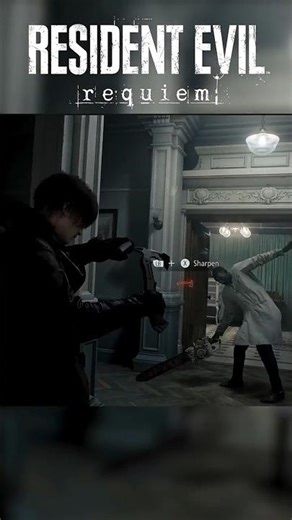 Leon With Tomahawk Axe Parrying - RESIDENT EVIL REQUIEM Gameplay #ResidentEvil #ResidentEvilRequiem