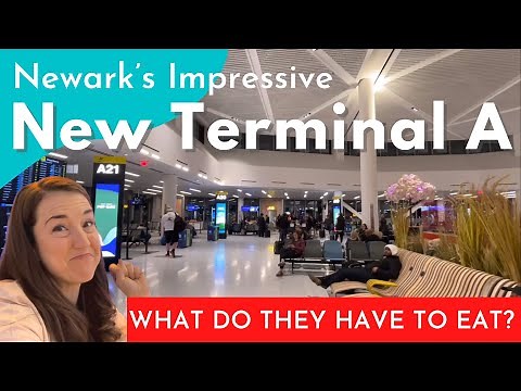 Tour United’s Sleek New Terminal A at EWR- Gates, Restaurants, Features