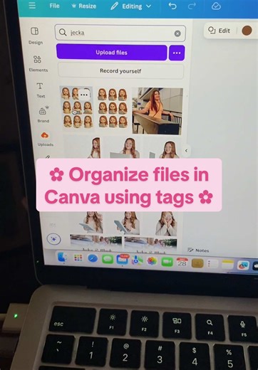 How to organize files, uploads in Canva using tags #canvatips #canvahacks #organizeincanva #canvatemplates #canvaorganization