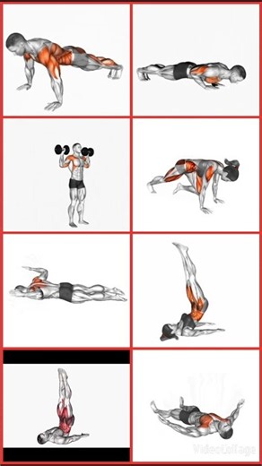 8 Best Full Body Exercises at Home 💪 | Build Strength & Burn Calories
